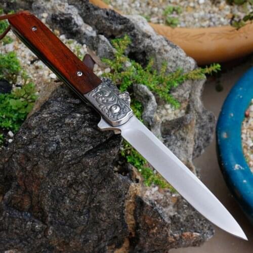 Folding knife D2 multifunctional creative knife tactical knife outdoor knife emergency tool knife survival tool knives folding