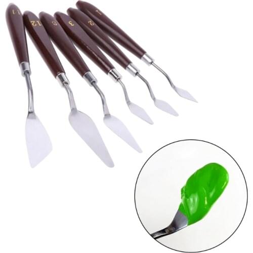 Artist Stainless Steel Palette Knife Spatula Scraper for Mixing Oil Painting 203B