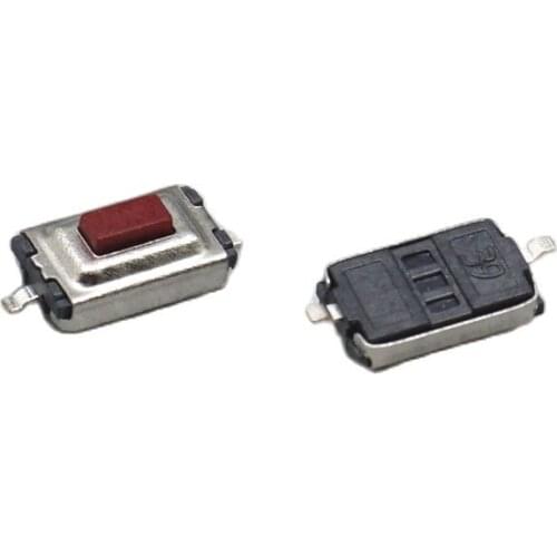 100pcs Red Micro SMD Tact Switch 2 pin 3*6*2.5 mm 3x6x2.5 Momentary Electronic Push Button 2.5mm Switch
