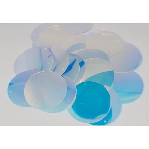 18pcs 40mm Flat Round Loose Sequins Paillettes Sewing Wedding Crafts, Women Diy Accessory,diy Jewelry Pendant Golden Sequin Trim