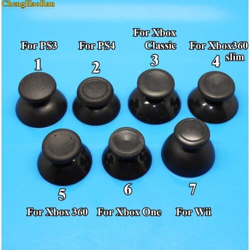 2pc 3D Analog thumb sticks Joystick grip Cap for Sony PlayStation Dualshock 3 4 PS3 PS4 Xbox One 360 Controller thumbsticks caps
