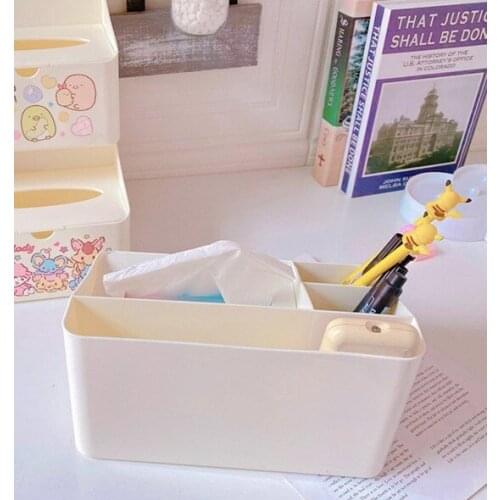 4pcs 12models big kawaii girls desk plastic storage box wholesale 22.5*14..8*11.8cm