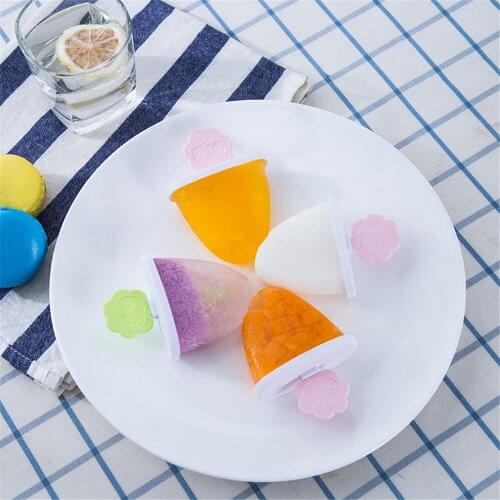 6 Cell Ice Cream Maker Lolly Mold Tray Kitchen Frozen DIY Ice Cream Mold Ice Tray Chocolate Jelly Freeze Mould Kitchen Tools#007