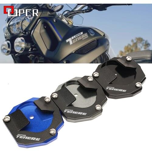 For Yamaha Super Tenere tenere1200 Tenere 1200 XT1200Z 2014-2018 2019 2020 Motorcycle CNC Side Stand extension Enlarge Plate Pad