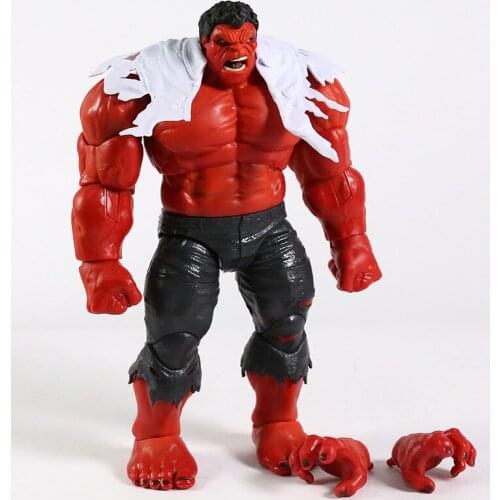 Marvel The Gray / Red Hulk 8" Action Figure Joint Movable Model Brinquedos Toy