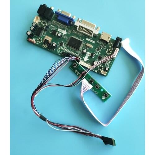 Kit for LTN173KT02 17.3" Panel Screen Monitor M.N68676 1600X900 LED DIY HDMI LCD VGA DVI Controller board LVDS 40pin