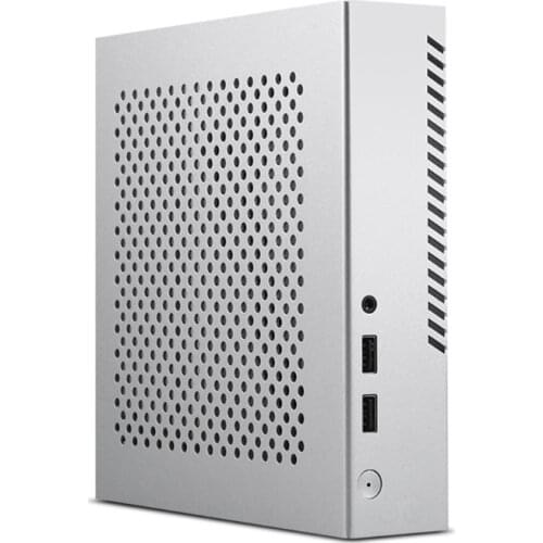 C1FB Mini-ITX Case HTPC Chassis for ITX Motherboard Home Theater Computer Box DIY Desktop Chassis Monitoring server