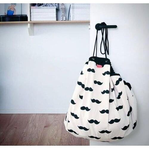 Creative Modern Storage Bag , INS explosion of large storage bags of toys bags can be used as carpet bags