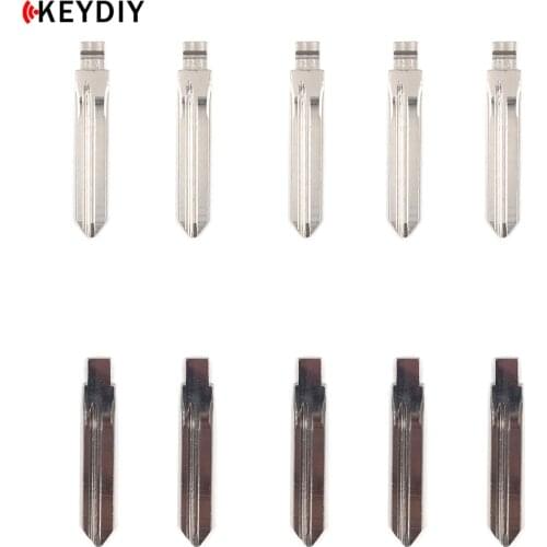KEYDIY 10pcs NO.83 Metal Uncut Flip Folding KD/VVDI/JMD Remote Key Blade Replacement Car Blank SX9 Key Blade For Peugeot Citroen