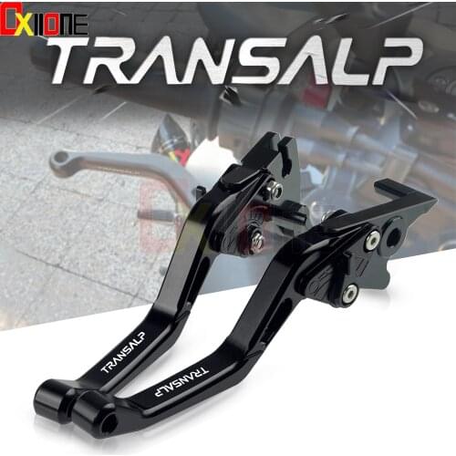 Motorcycle Aluminum Adjustment Brake Clutch levers For Honda TRANSALP 600 VH VJ VK VL VM VN VP VR VS VT VV VW VX Accessories