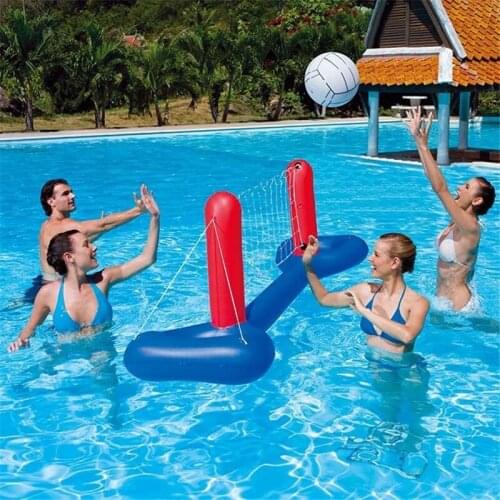 Inflatable Volleyball Net Ball Set Floating Water Volleyball Game Adult Family Children Party Pool Game Water Entertainment Tool