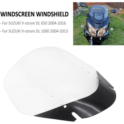 NEW Motorcycle Windscreen Windshield Wind Deflector Protector Shield Screen For Suzuki Vstrom V-strom DL650 DL1000 DL 650 1000