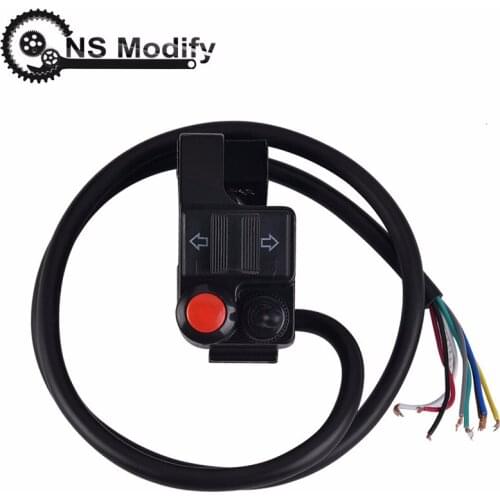 NS Modify 7/8" 22mm Motorcycle Handlebar Controller Switch Horn Fog Lamp Light Button Electric Turn Signal Mount Push Button