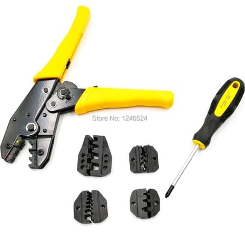 Hand tools ratchet cable crimper plier kit terminal Crimping tool sets range 0.5-35mm2 LXK-30JN
