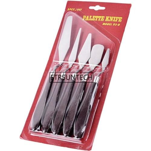 Stainless Steel Chocolate Scraper Cream Small Cake Decorating Tool Palette Knife Large Lace Knife Baking Set