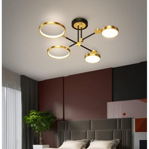 Modern minimalist Nordic living room lamp creative light luxury ceiling lamp home atmospheric living room chandelier