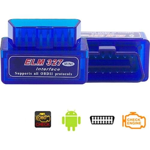 Super Mini ELM327 Bluetooth V2.1 OBD2 Wireless Car Diagnostic Scanner Universal OBD II Auto Scan Tool Work On Android Windows