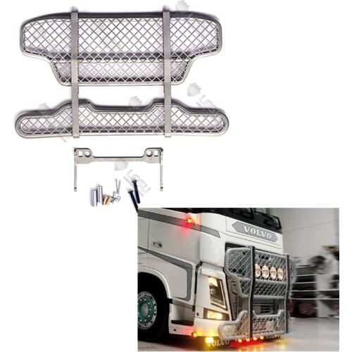 1/14 Rc Truck Tamiya VOLVO-FH16 750 FH12 16 Metal Protector Guard Bumper For Radio Control Toys Tractor 56312 56360 56362