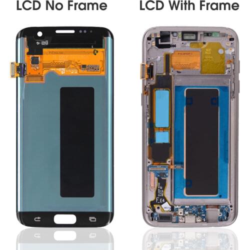 Coreprime Tested LCD For SAMSUNG GALAXY S7 Edge G935 G935F Display Touch Screen Digitizer Assembly Replacement parts+Tools