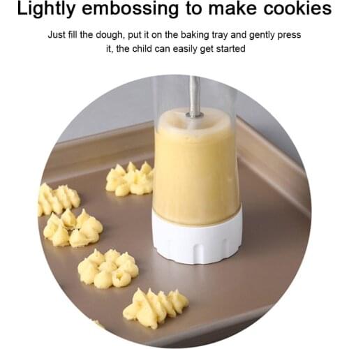 2021 Cookie Press Gun With 12 Cookie Press Stencil Discs Multifunctional Cookie Press Kit, Perfect For DIY Cookie Maker