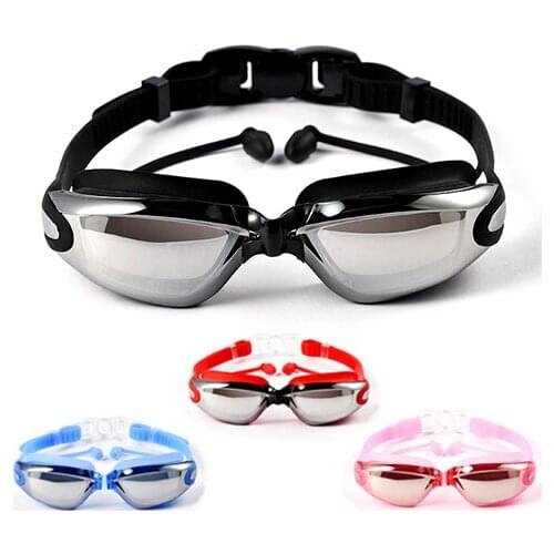 Swimming glasses high definition nearsightedness waterproof antifogging swimming glasses adult children mens and womens large