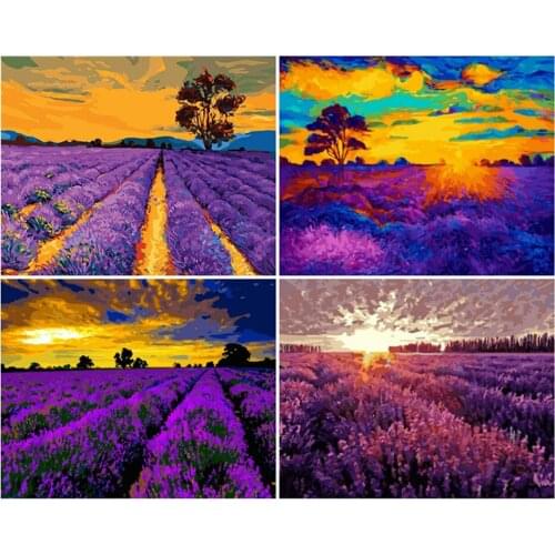 Canvas Size 5D Diy Diamond Painting Cross Stitch Kit Diamond Mosaic Embroidery " Landscape " Painting Square/Round Drill Gift
