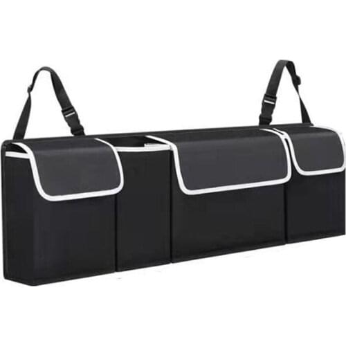 Car Trunk Adjustable Backseat Waterproof Storage Bag High Capacity Multi-use Oxford Seat Back Hanging Organizer Auto Accessories