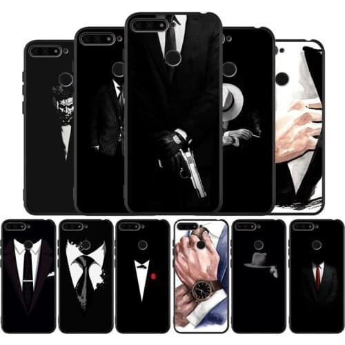 Gentleman Phone Case For Huawei honor 30 20 Pro 8 8X 9 10 20 Lite Mate 10 20 30 Lite Pro cover