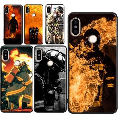 Firefighter Fireman Heroes Cover For Xiaomi Redmi Note 10 Pro Note 9 Pro 8 7 9S 8T Phone Case For Redmi 9T 9A 9C K40