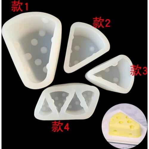Cheese-shaped liquid silicone mold handmade mousse cake mold