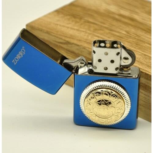 Zorro Experience A Spell Of Good Fortune Six Words Of Truth 12 Chinese Zodiac Kerosene Lighter Gift