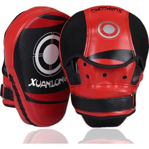 Boxing Pads Muay Thai PU Hand Target Mitt Focus for Kickboxing Martial Arts Karat MMA Training Punch Pad Taekwondo Equipment