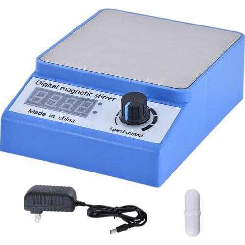High-quality Digital Display Magnetic Stirrer Professional Magnetic Mixer Without Heating Function 110V-220V 5W 3000ml 2400rpm