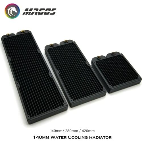 Computer Case Radiator, Copper Heatsink 140 280 420 For 140mm Fan PC Cooling