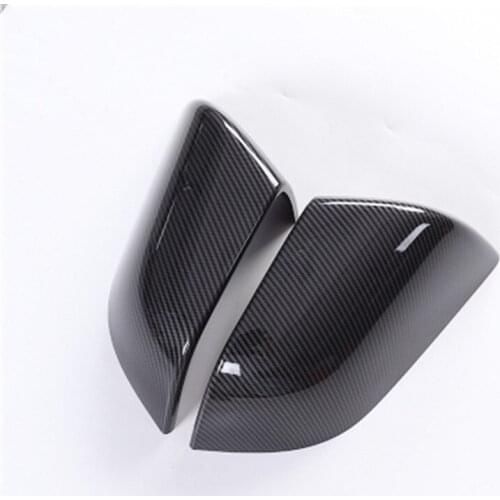 Car Rearview Mirror Cover Side For Tesla model 3 2017-2019 Car rearview mirror cover ABS 2pcs/set
