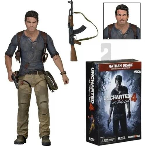 NECA Uncharted 4 A thiefs end NATHAN DRAKE Ultimate Edition PVC Action Figure Collectible Model Toy