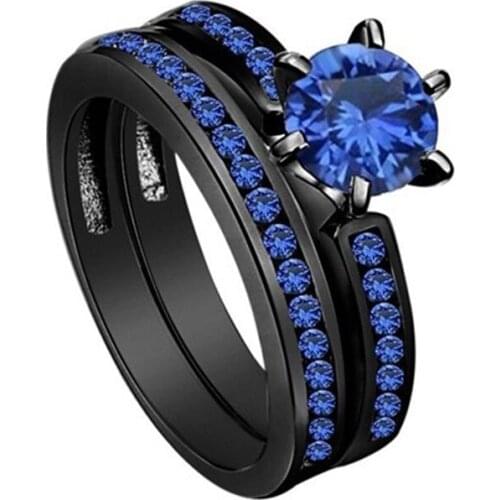 RBNYD New Trendy Crystal Engagement Design Hot Sale Rings For Women AAA White Zircon Cubic elegant rings Female Wedding jewelry