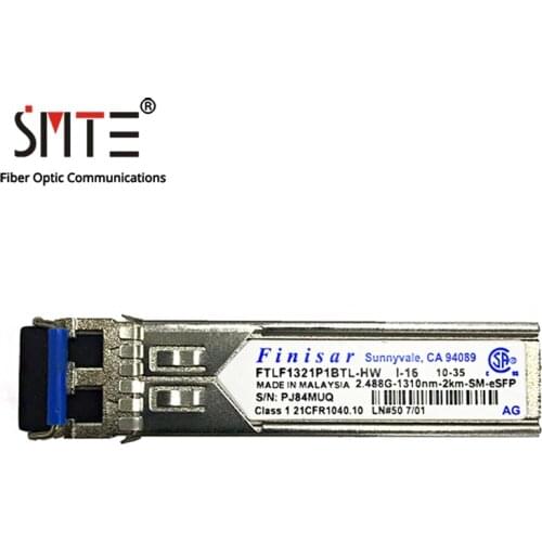 Finisar FTLF1321P1BTL-HW 2.488G-1310NM-2KM-SM-ESFP Optical Fiber Transceiver