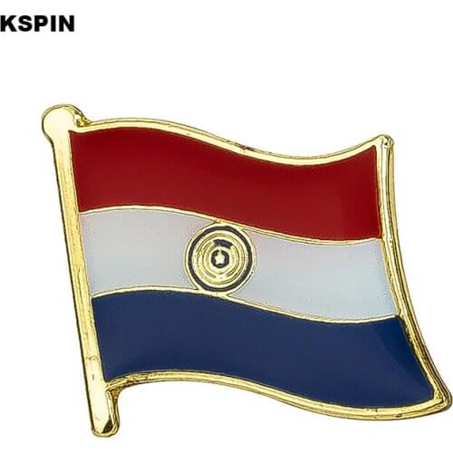 Paraguay flag pin lapel pin badge 10pcs a lot Brooch Icons KS-0026