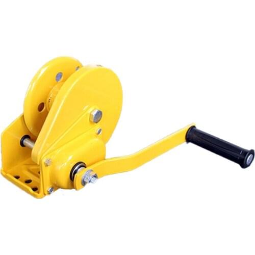 Self-locking hand capstan 1200 pound wire rope hand capstan