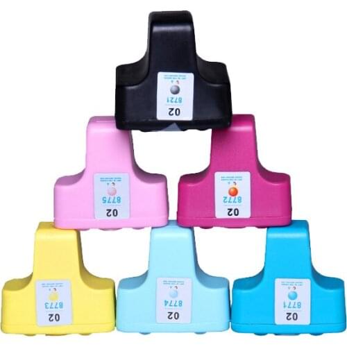 Compatible Inkjet Cartridge for HP02 For use in Photosmart 3108 3110 3210 3210-xi 3310 8230 8250 C5100 C5140 C5150 C5180