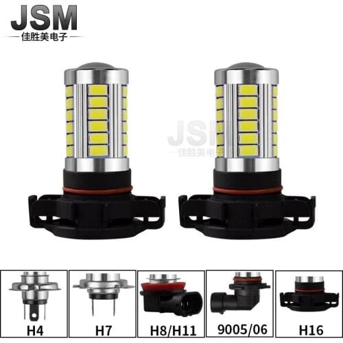 Led Fog Lamp 5202 H16 5730 33smd High Power Fog Lamp Automobile Led Fog Lamp Bulb Led Lights for Car Car Led Light