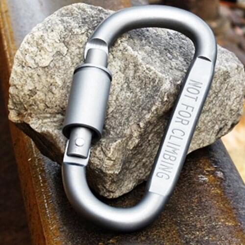 Tactical Airsoft mini Carabiner Spring Backpack Clasps Buckle Keychain Bottle Hook tool Hunt Camp Hike Climb Paracord New