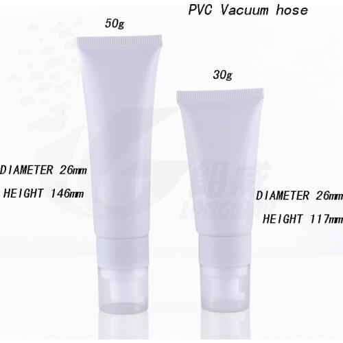 Capacity 30g 50pcs/lot factory wholesale Vacuum hose, pressure hose nozzle without straw green hose