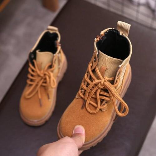 Spring and autumn war wolf boots childrens Martin boots casual childrens boots boys police uniforms show with boots