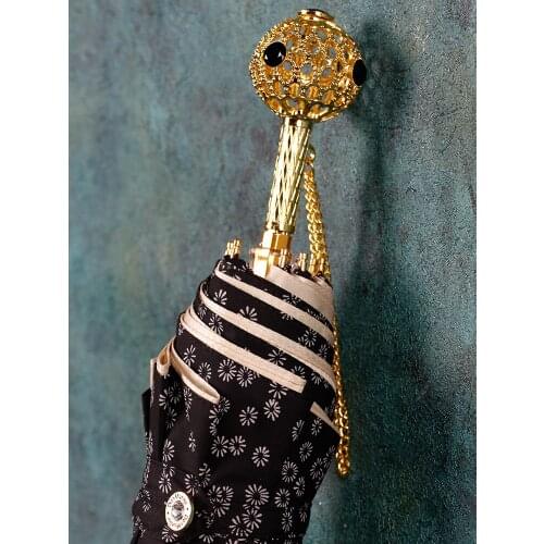 Automatic Fold Umbrella Uv Protection Luxury Fashion Adult Windproof Umbrella Guarda Chuva Household Merchandises BD50UU