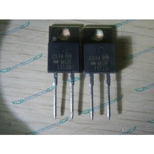 10pcs/lot MUR15120 TO220 1200V15A Ultra Fast Recovery Diodes
