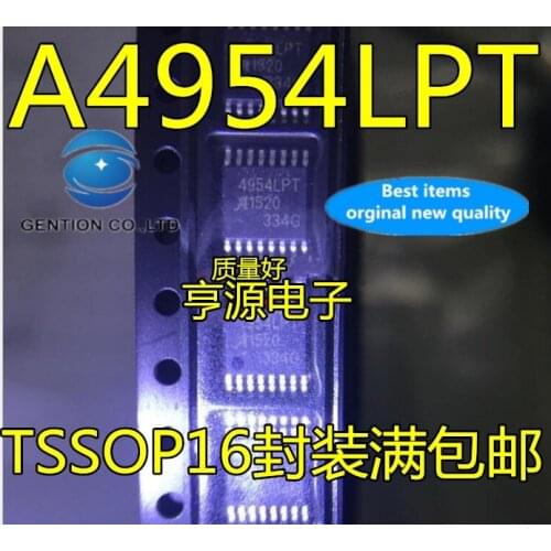 10PCS A4954ELPTR-4954 T A LPT TSSOP16 bridge faded step motor driver IC in stock 100% new and original