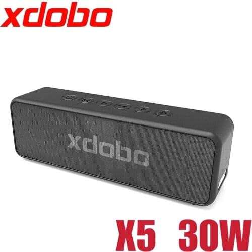 2021New 30W XDOBO wireless bluetooth speaker HiFi subwoofer outdoor sports waterproof sound column with voice assistant Boombox