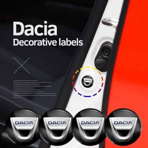 4Pcs PVC Door Shock-Absorbing Anti-Noise Gasket Sticker For Dacia Duster Sandero Logan Lodgy 2Mcv Stepway Dokker Bigster Spring